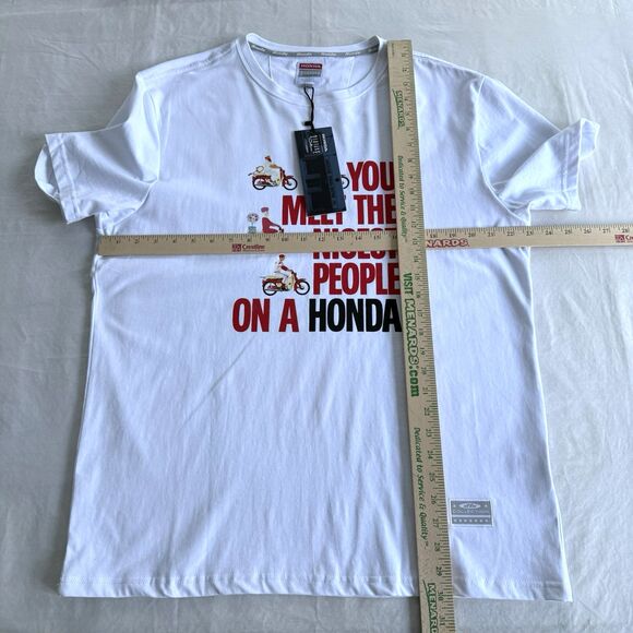VINTAGE CULTURE OFFICIALLY LICENSED UNISEX T-SHIRT AMERICAN HONDA 1963 SZ XL NWT - Picture 3 of 9